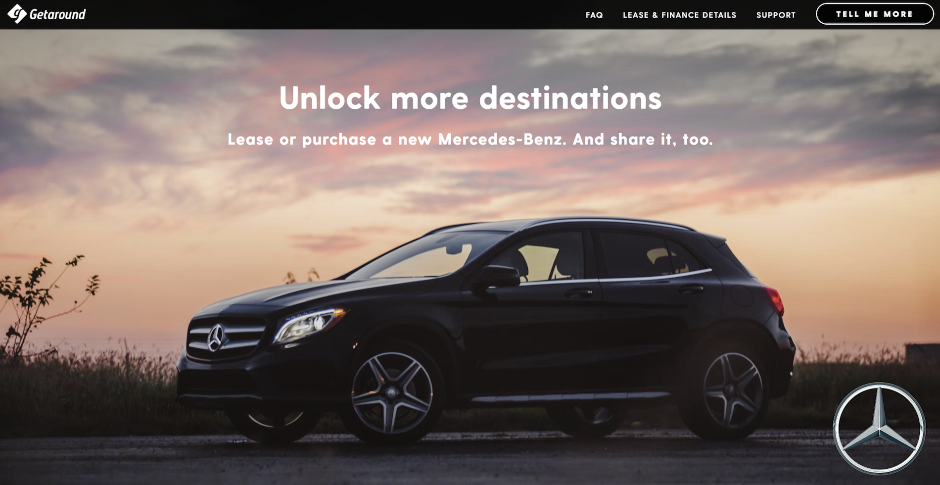 Getaround Mercedes-Benz Lease and Finance Deal