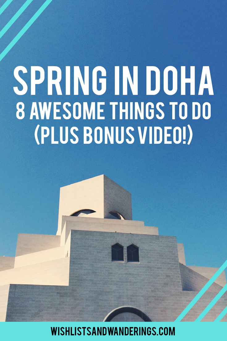 From food festivals to motorsports and gorgeous weather, spring is a perfect time to explore Qatar's capital city and beyond. Relax at Sheraton Park, take a stroll on the Corniche, devour eats at the annual food festival or head out to the mangroves to see some flamingos. Here are some things to do, see and eat in Doha in the spring (and a bonus 'travel with me' video!).