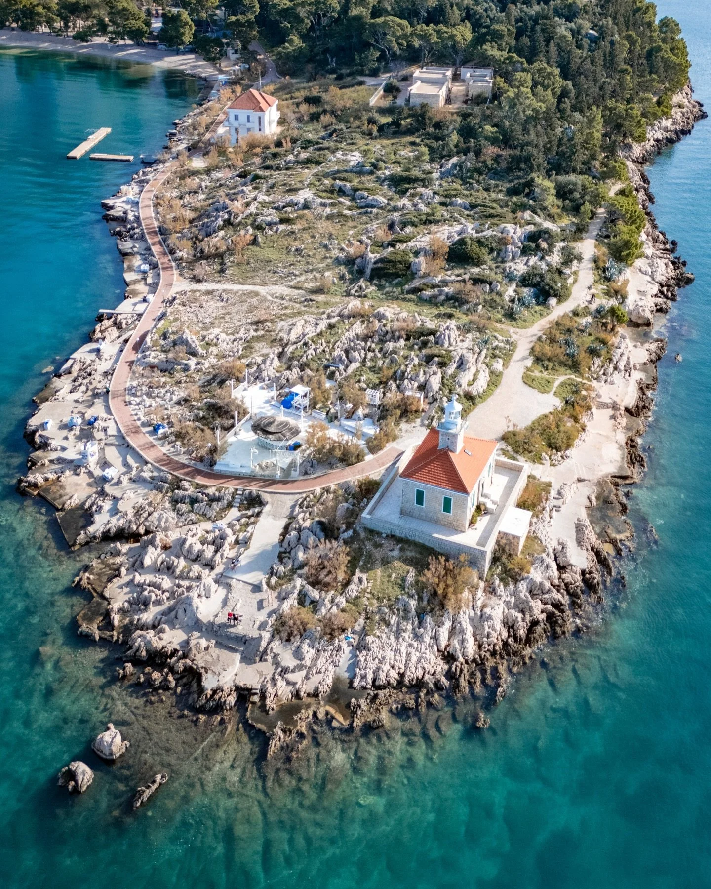 From a distance, it all falls into place. Makarska shines.