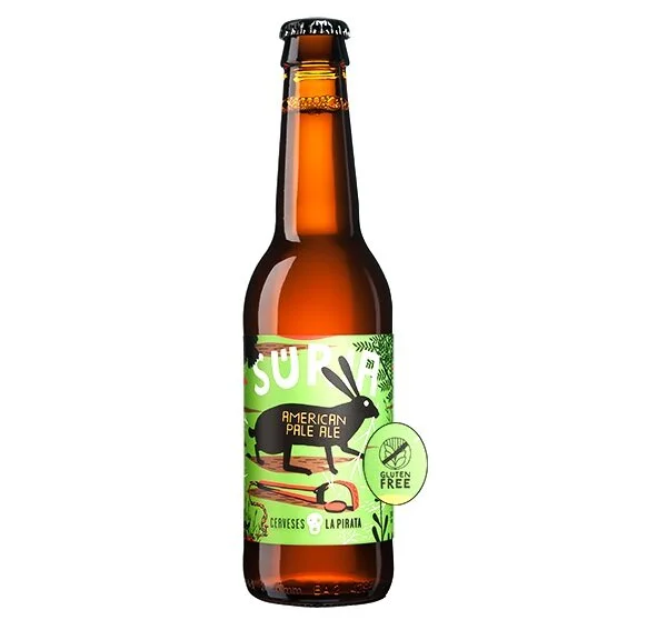 LA PIRATA "SURIA" 33CL (PALE ALE SIN GLUTEN) LA PIRATA "SURIA" 33CL (PALE ALE SIN GLUTEN)