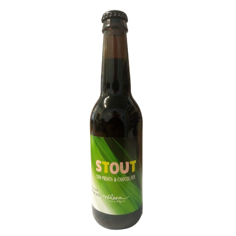 Milana CAJA MENTA & CHOCOLATE 12X33 (STOUT CON CACAO Y MENTA, 6º)  