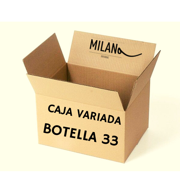 Milana CAJA VARIADA PARA BOTELLAS DE 33CL. (12 UDS.)  - Milana