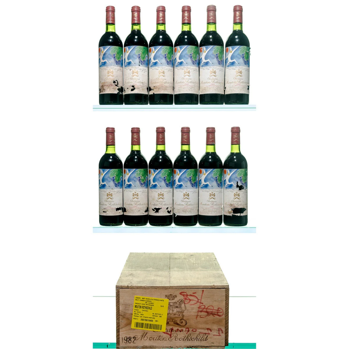 1982-Mouton-Rothschild-damp-stained-labels.jpg