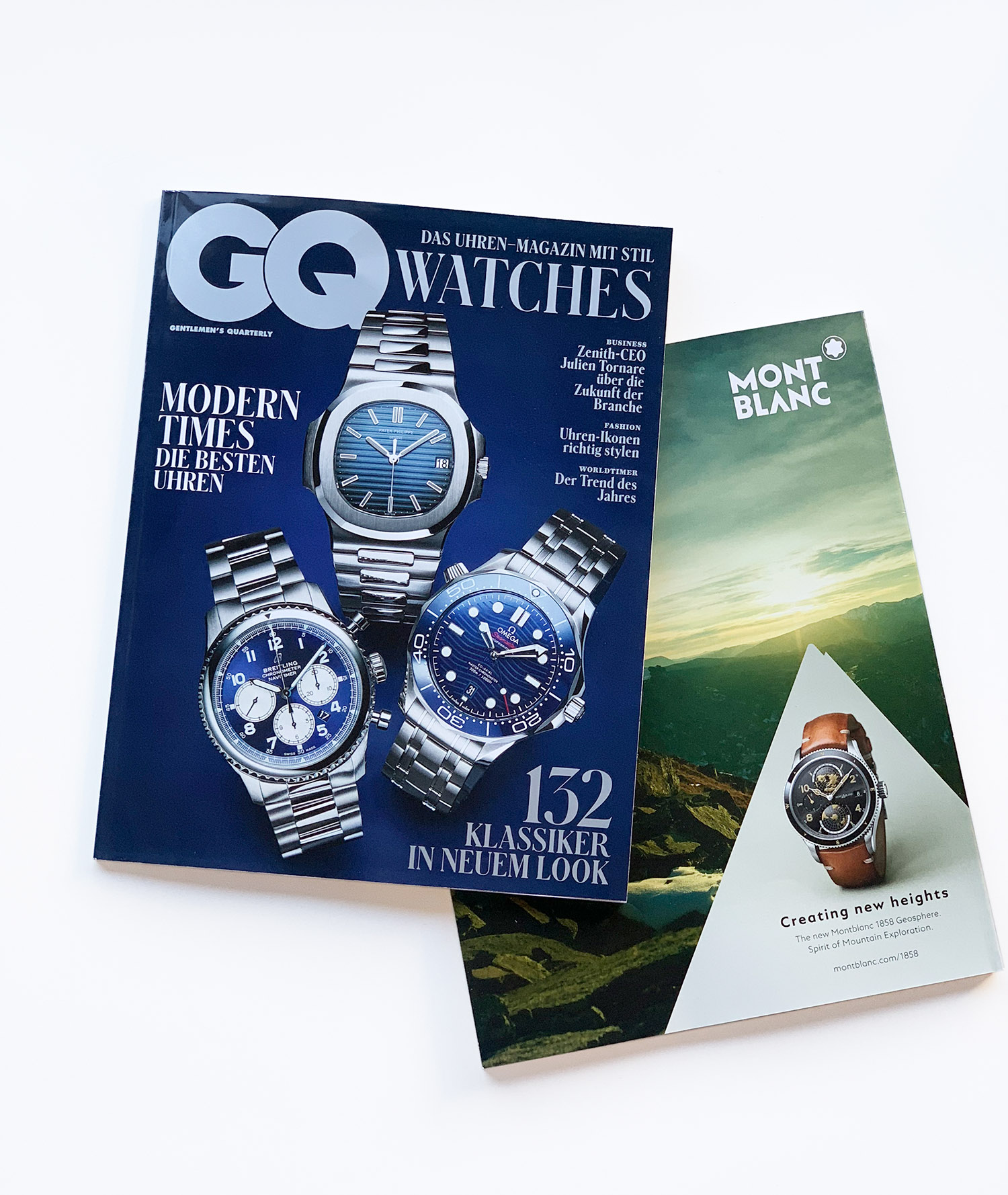 Mierswa-Kluska - GQ Cover / Backside: Montblanc, Solomon Winter