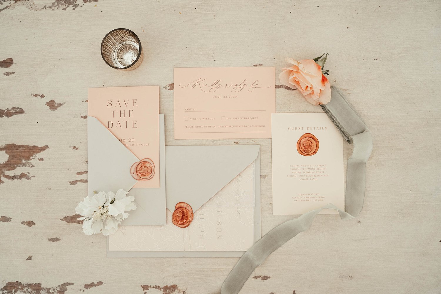 Merriscourt Barn Wedding Stationery Suite (Sample Pack) — Lynda Loves