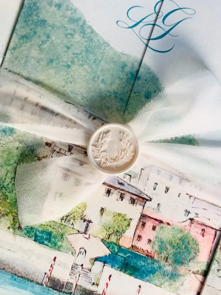 After a very frosty start to 2026, my thoughts are drifting to warmer climates and beautiful destination weddings. Villa Teodolinda is one of many bespoke wedding stationery suites, created to reflect your venue, setting and personal style.

With ove