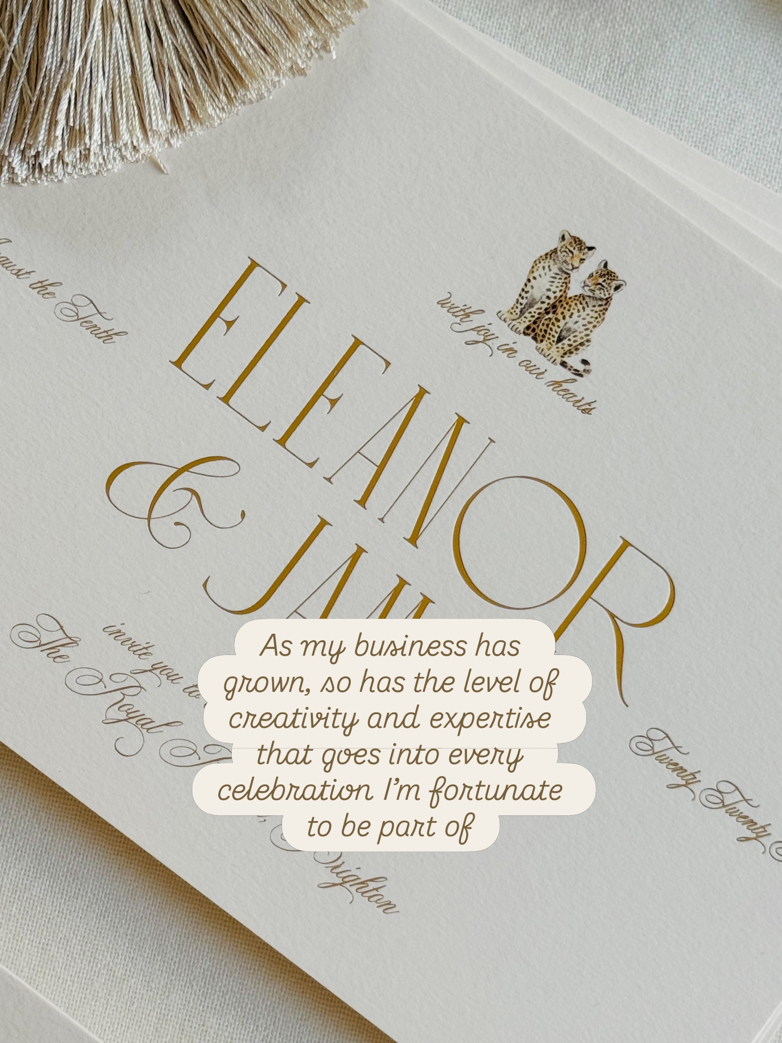 A little update on how I&rsquo;m pricing my bespoke wedding work 🤍