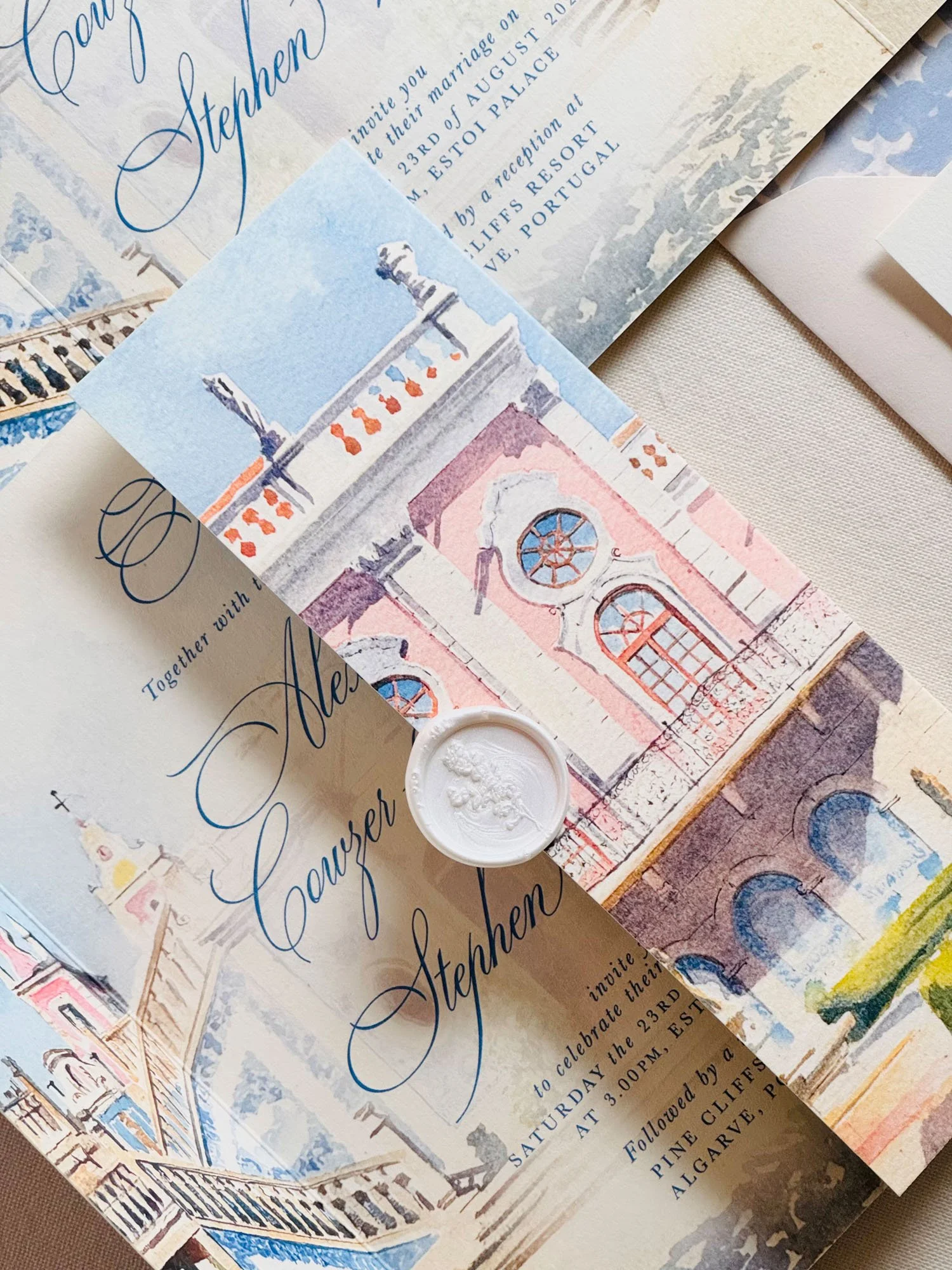 Estoi_Palace_Algarve_gatefold_watercolour_wedding_invitations_1.jpg