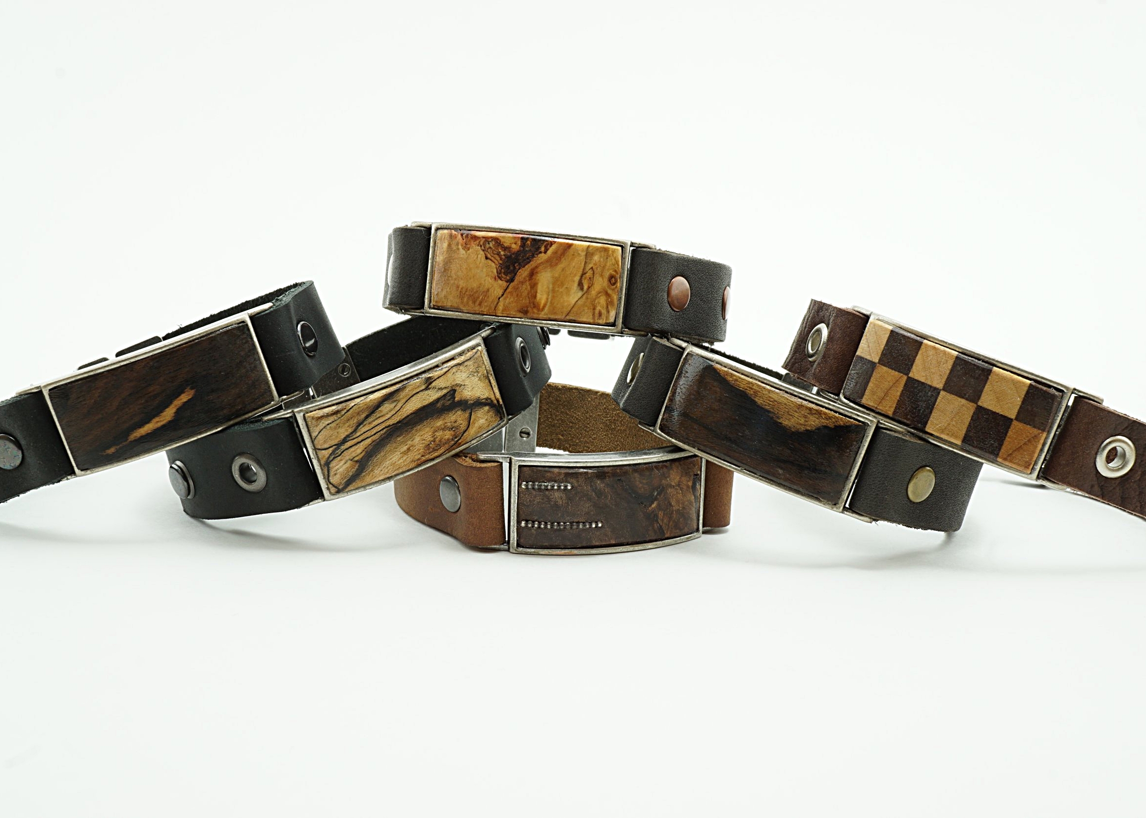 Exotic wood bracelets