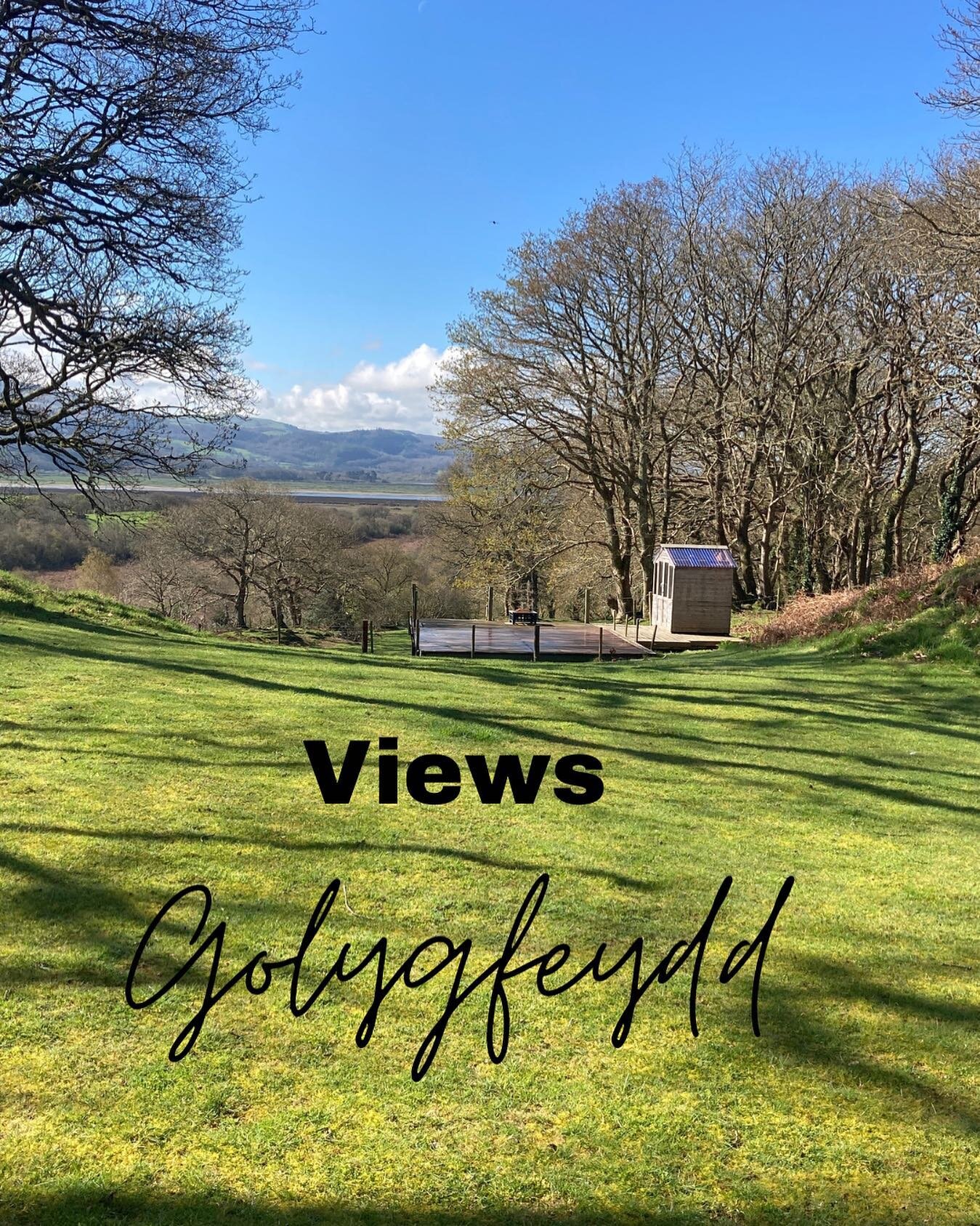 💙Amazing views and blues skies today! We open in 2 weeks! 
🏴󠁧󠁢󠁷󠁬󠁳󠁿Awyr las a golygfeydd godidog heddiw! Agor mewn pythefnos! 

#thisiscymru
#cymru
#wales
#glamping
#lastminutedotcom