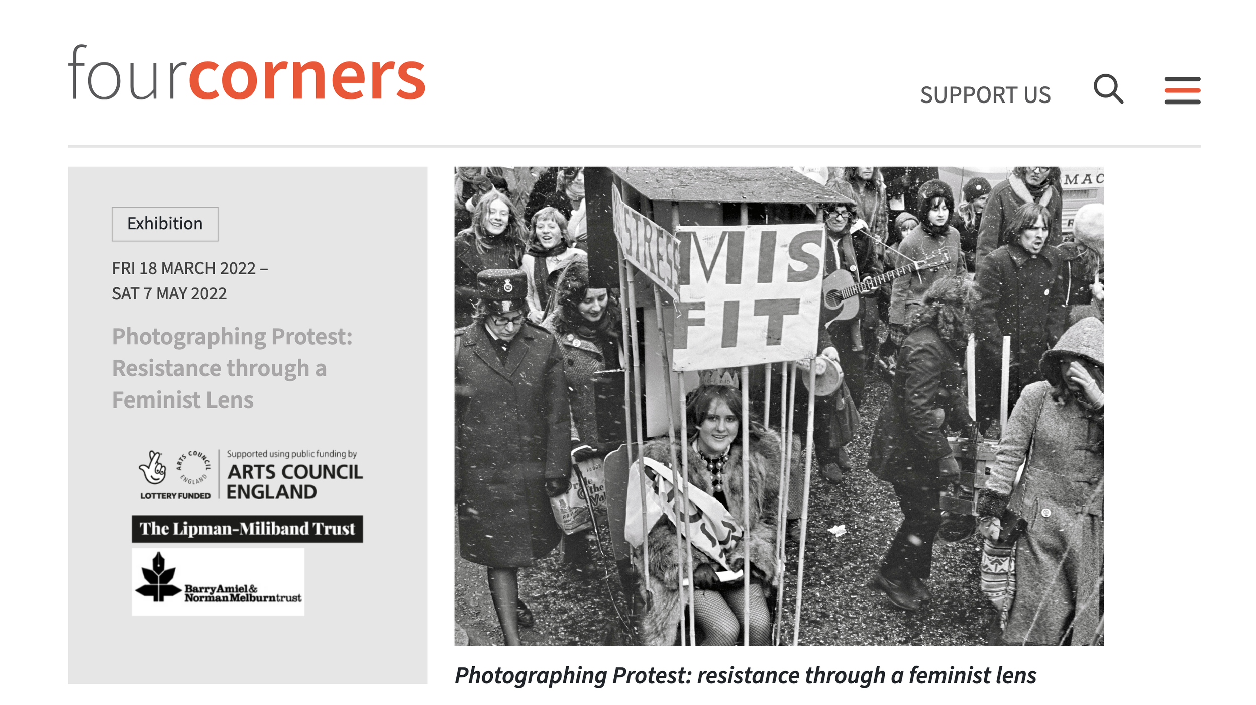 Photographing Protest: Resistance through a feminist lens