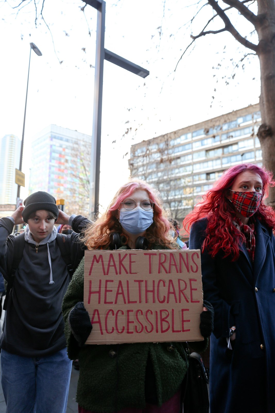 Trans+ Healthcare Protest, 2021