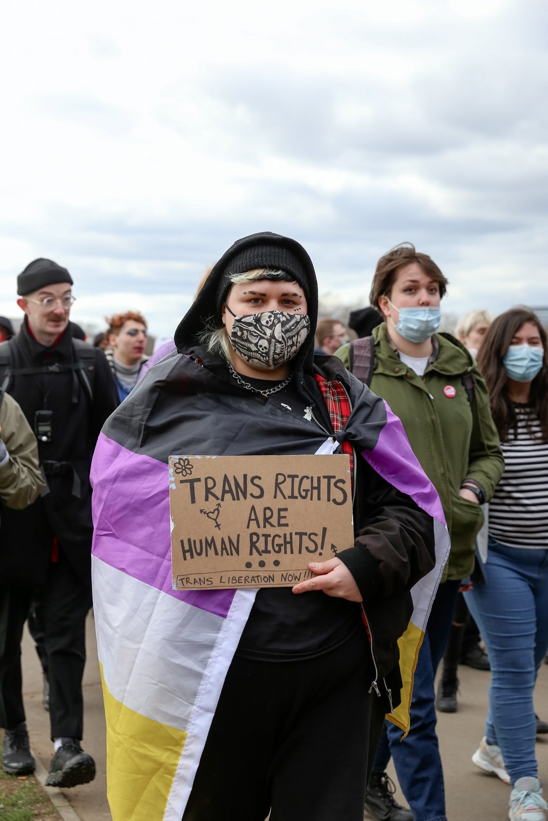 Trans Rights Counter TERF Protest, 2023