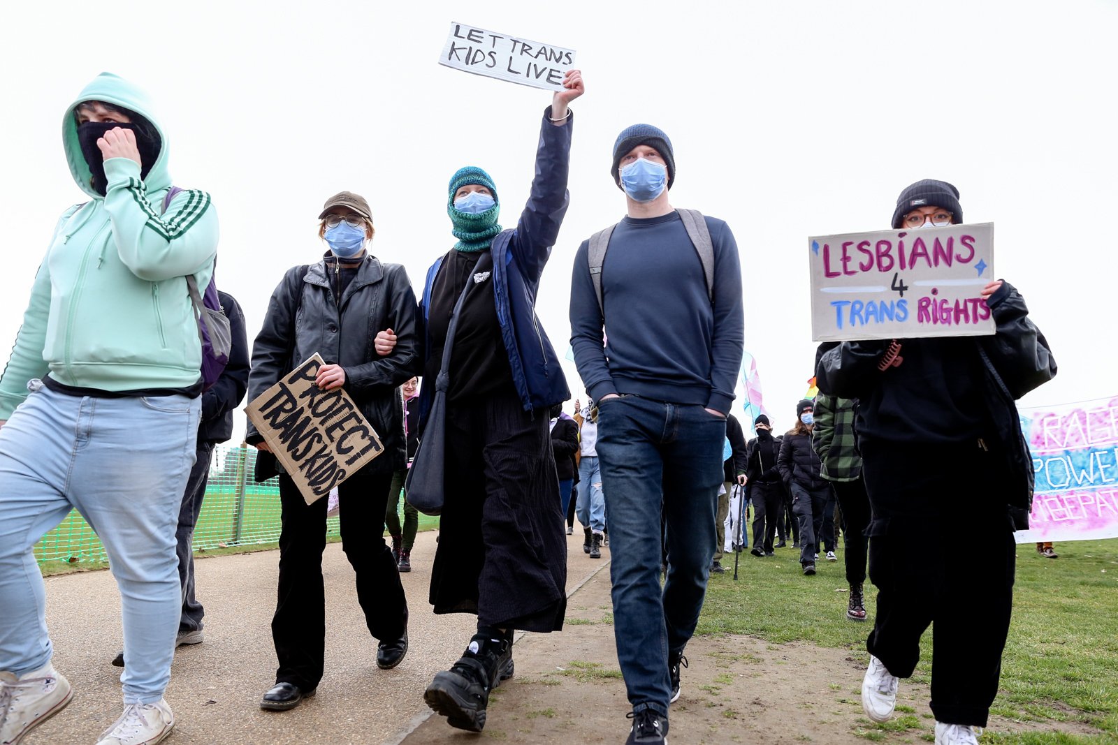 Trans Rights Counter TERF Protest, 2023