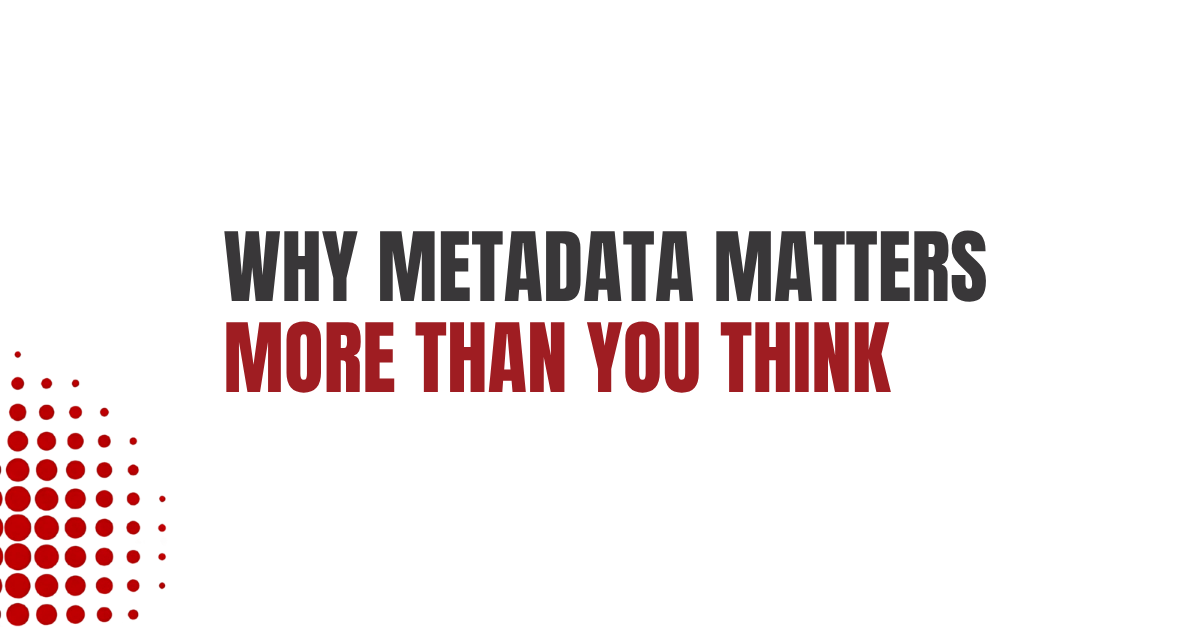 Why metadata matters in music publishing — ensuring accurate royalty collection