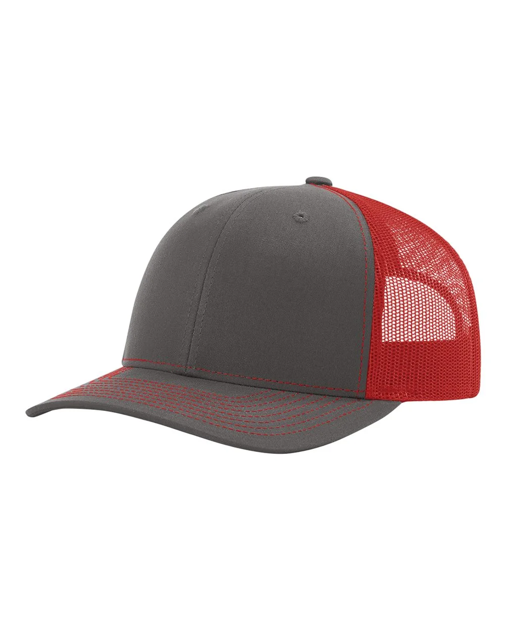 Charcoal/ Red