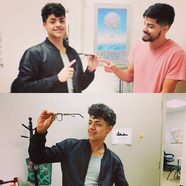 These two brothers, Brian and Damien, visited the Eye Clinic to get an exam and pick up a pair of replacement glasses respectively. Brian had originally received glasses as a high school student and now that he has graduated, continues to use Skyline as an important vision resource. "When I need to see, I come to Skyline!"