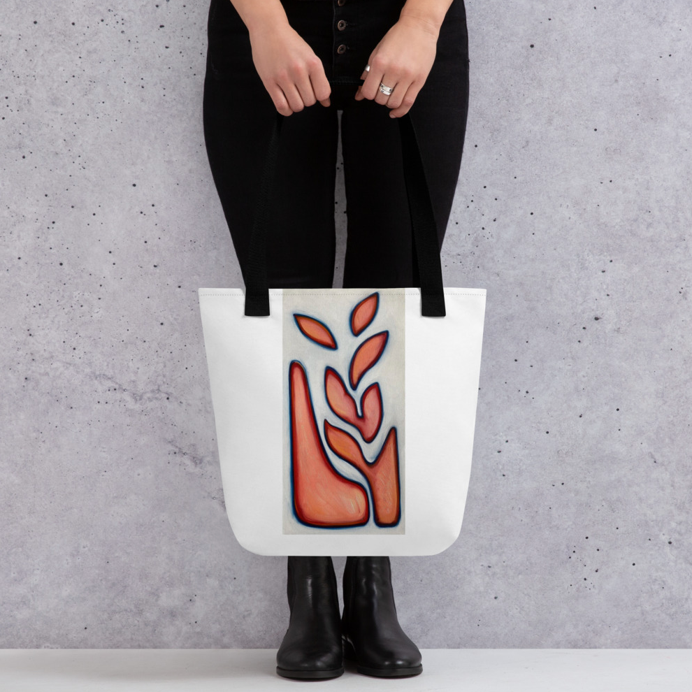 Coral Kai Abstract Tote bag — Kim McDonald