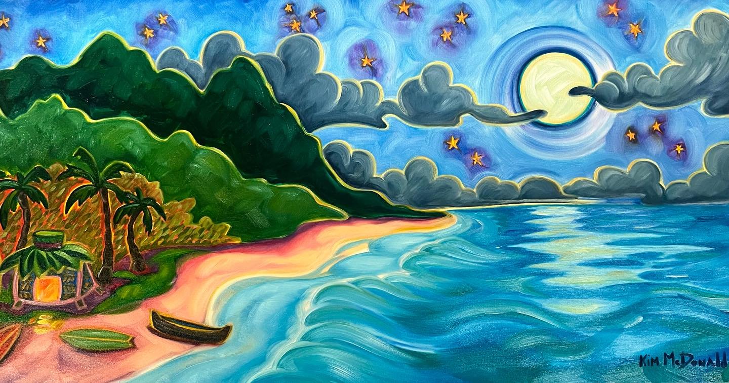 My new moon painting! &ldquo;Lunar Reverie&rdquo; 24&rdquo;x49&rdquo; oil on canvas 🎨 🌙

Call Kim for special pricing 💫 808.757.8211 

#originalart #moonpainting #islandart #mauiartist #oilpainting #hawaiiartist