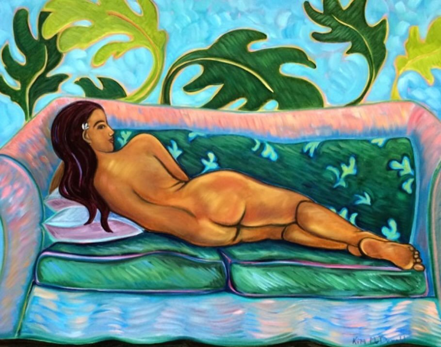 &ldquo;Luana Nude&rdquo; 🌺 24&rdquo;x30&rdquo; Oil on Canvas ✨ 

Available at the Kim McDonald Gallery in Paia, Maui 🌴 

Call 808.757.8211 to schedule a gallery showing or to inquire about special pricing 💫