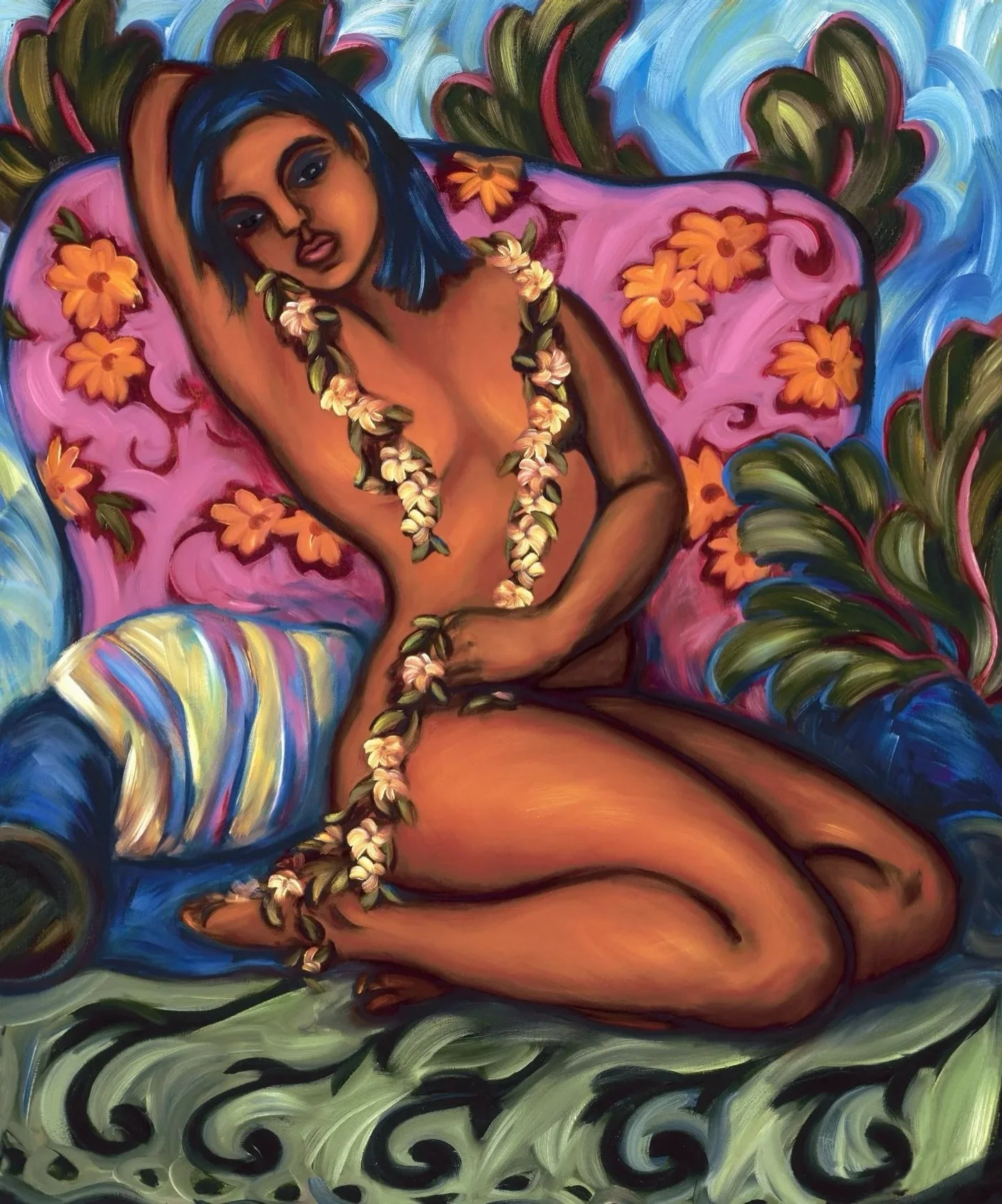 Happy Valentine&rsquo;s Day from me to you, celebrate the day of love with a piece of art you&rsquo;ll have forever 💘

&ldquo;Leilani&rsquo;s Lei&rdquo;, prints available online