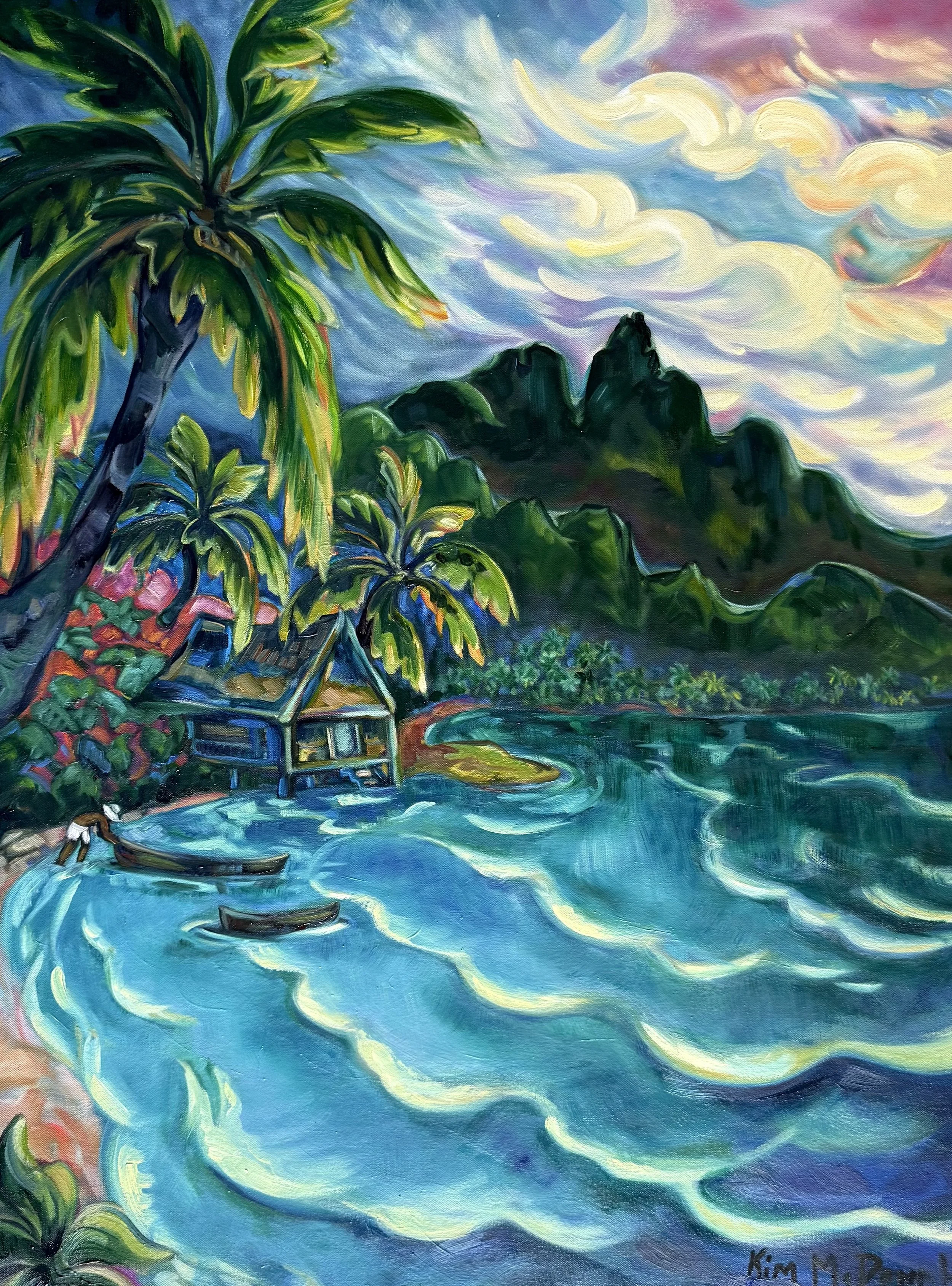 Fresh off the Easel: “It Looks Like Rain”