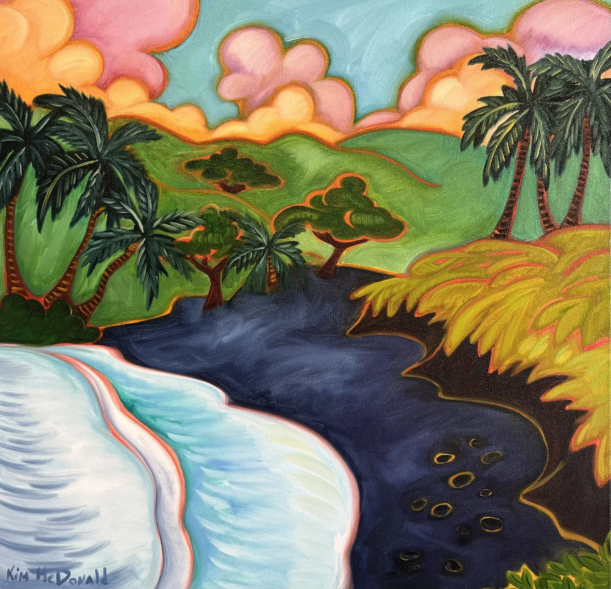 Having Fun in the Sun 24x24 $4600.JPG