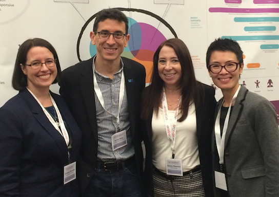(Left to right: Christine Marcotte, Dr. Steven Miller, Dr. Annette Majnemer, To Nhu Nguyen)