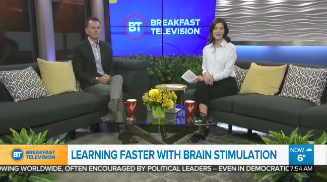 Learning faster with brain stimulation Breakfast Television Calgary April 25, 2018