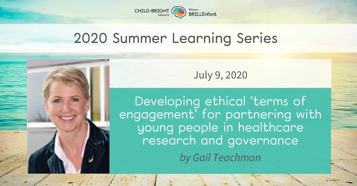 Developing Ethical 'Terms of Engagement' for Partnering with Young People in Healthcare Research and Governance