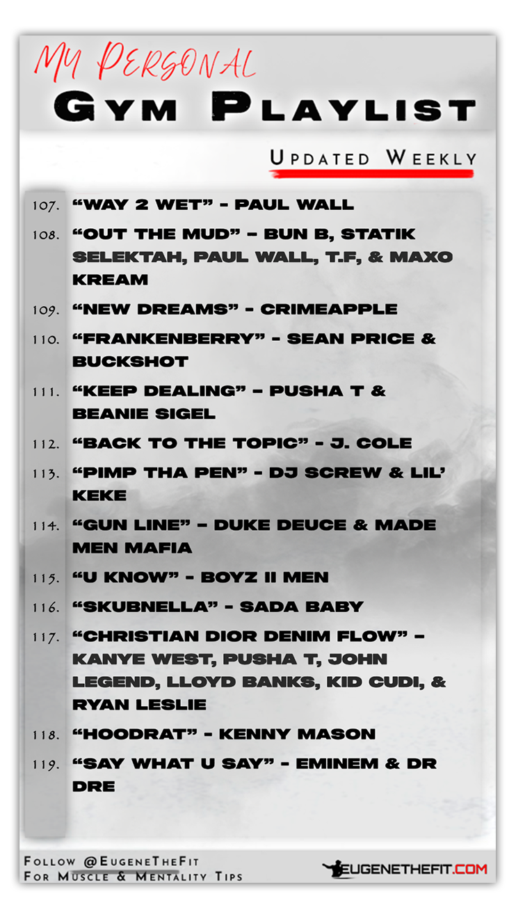 Best rap songs for the gym 7