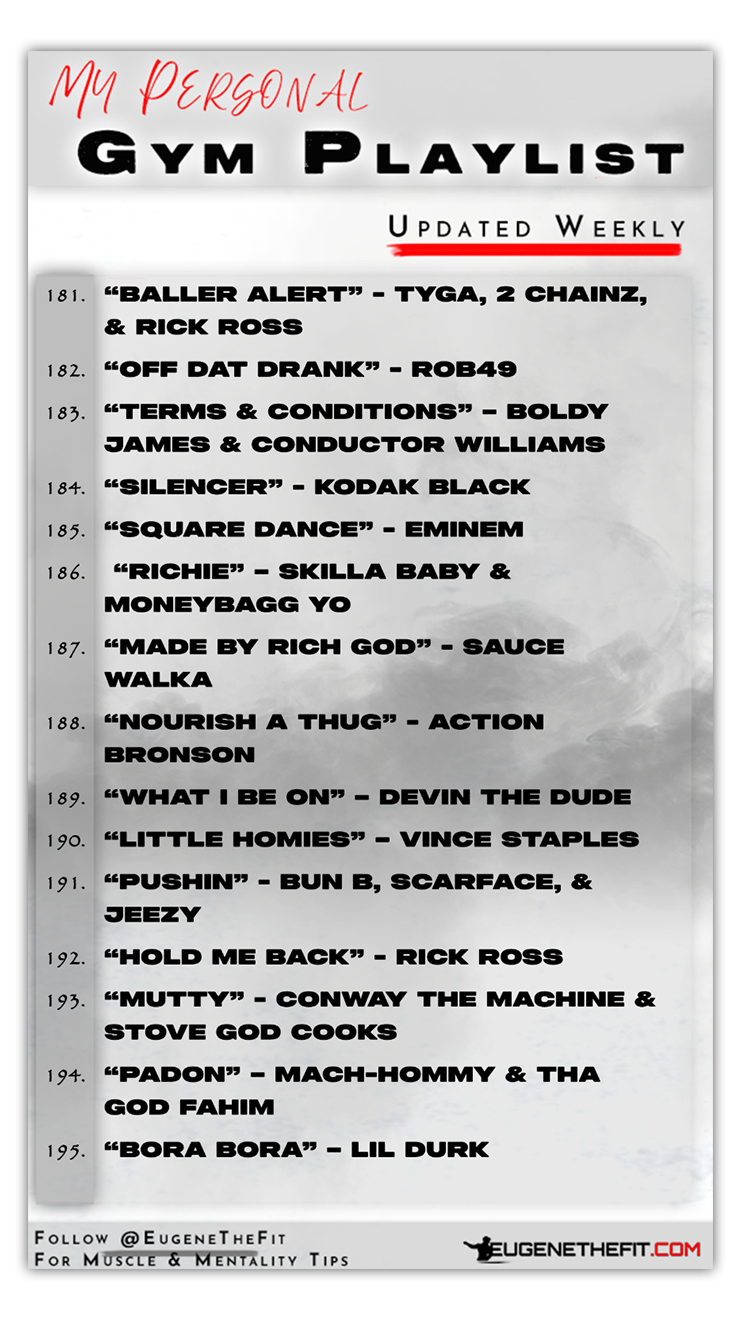 Best rap songs for the gym 12