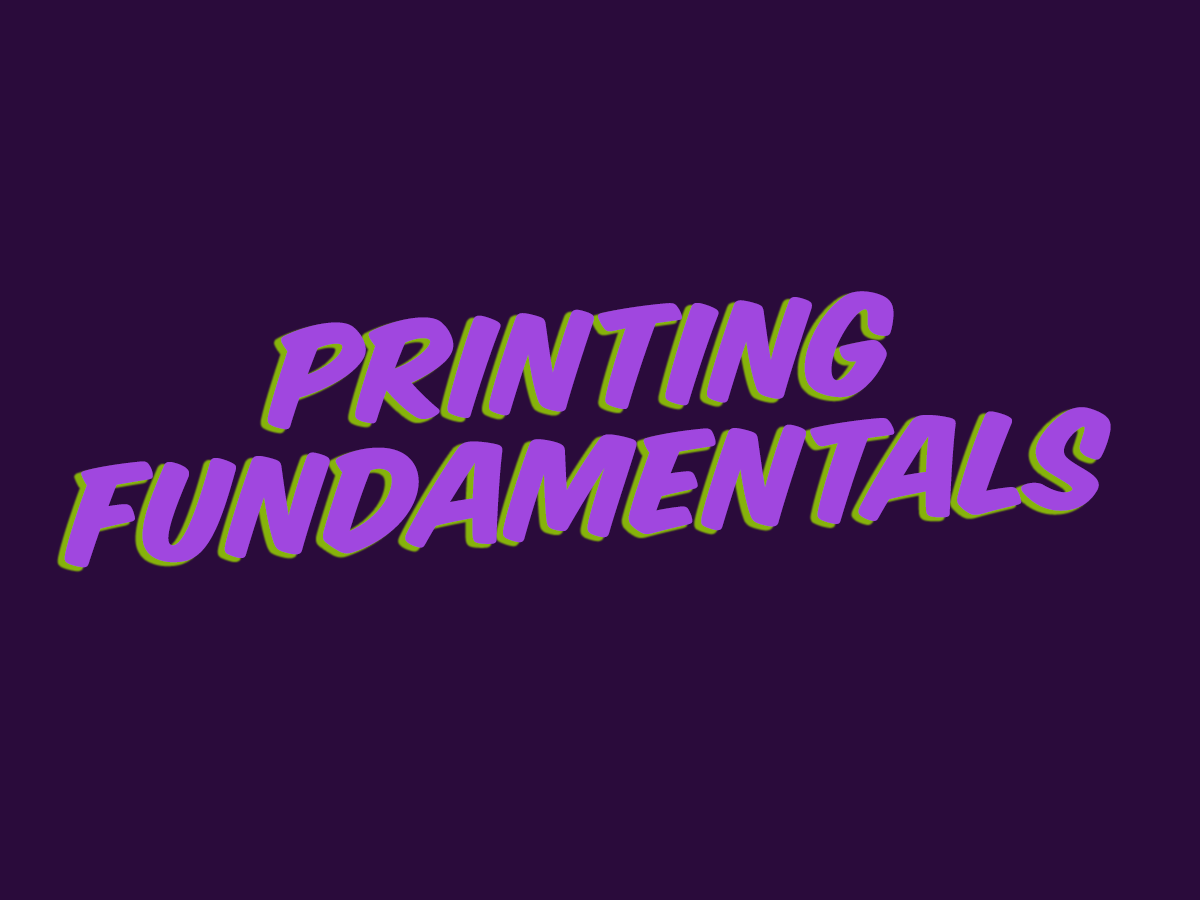 ART 1135 – Printing Fundamentals This is a hands-on class in which students will produce actual printed items. Printing history, printing processes, terminology, art preparation, photo reproduction, prepress, bindery, paper, inks and related items will be covered. Canvas Site YouTube Videos Slideshow Lectures Resources from the Web