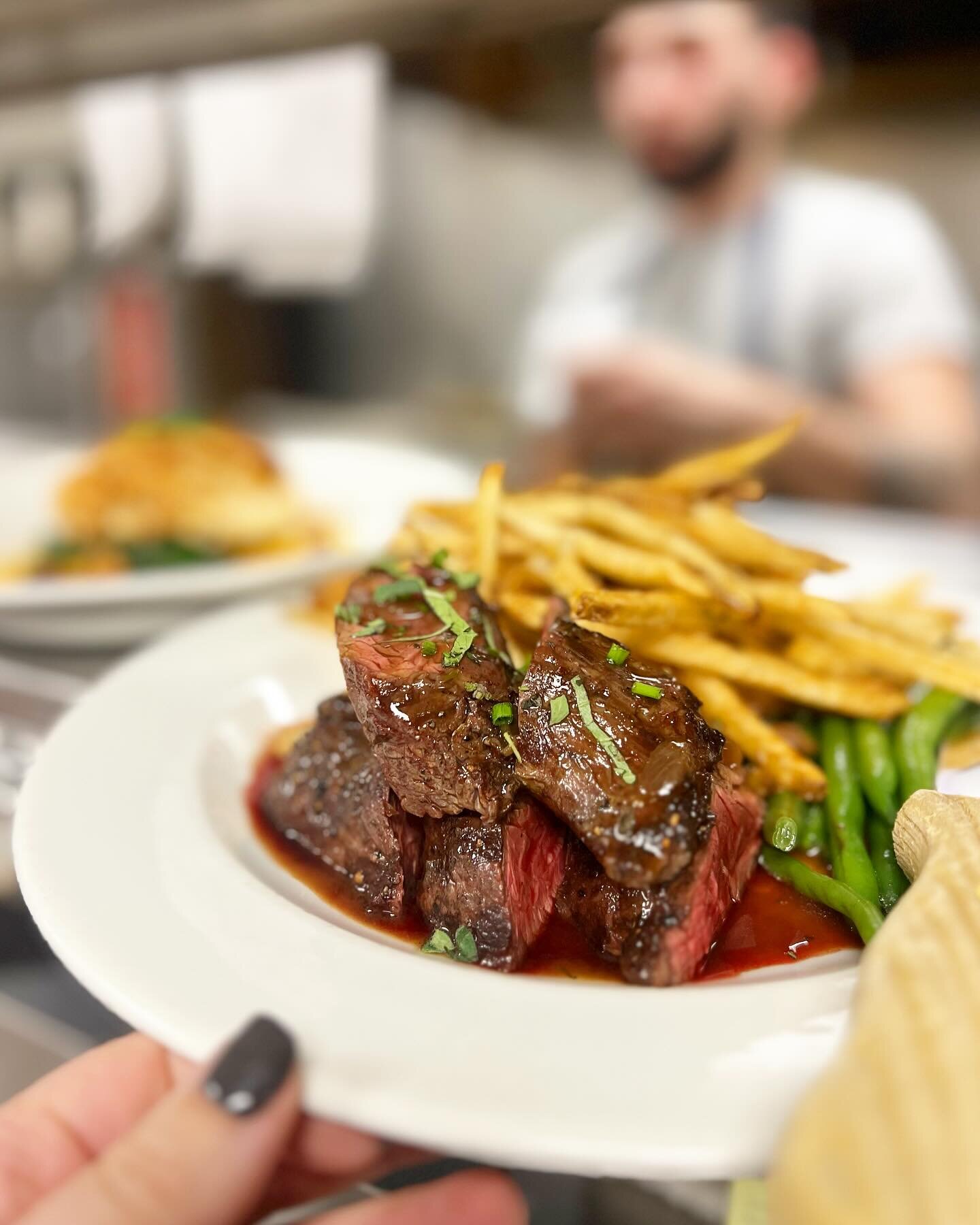 A Chappy staple&mdash;the hanger steak frites 🔪