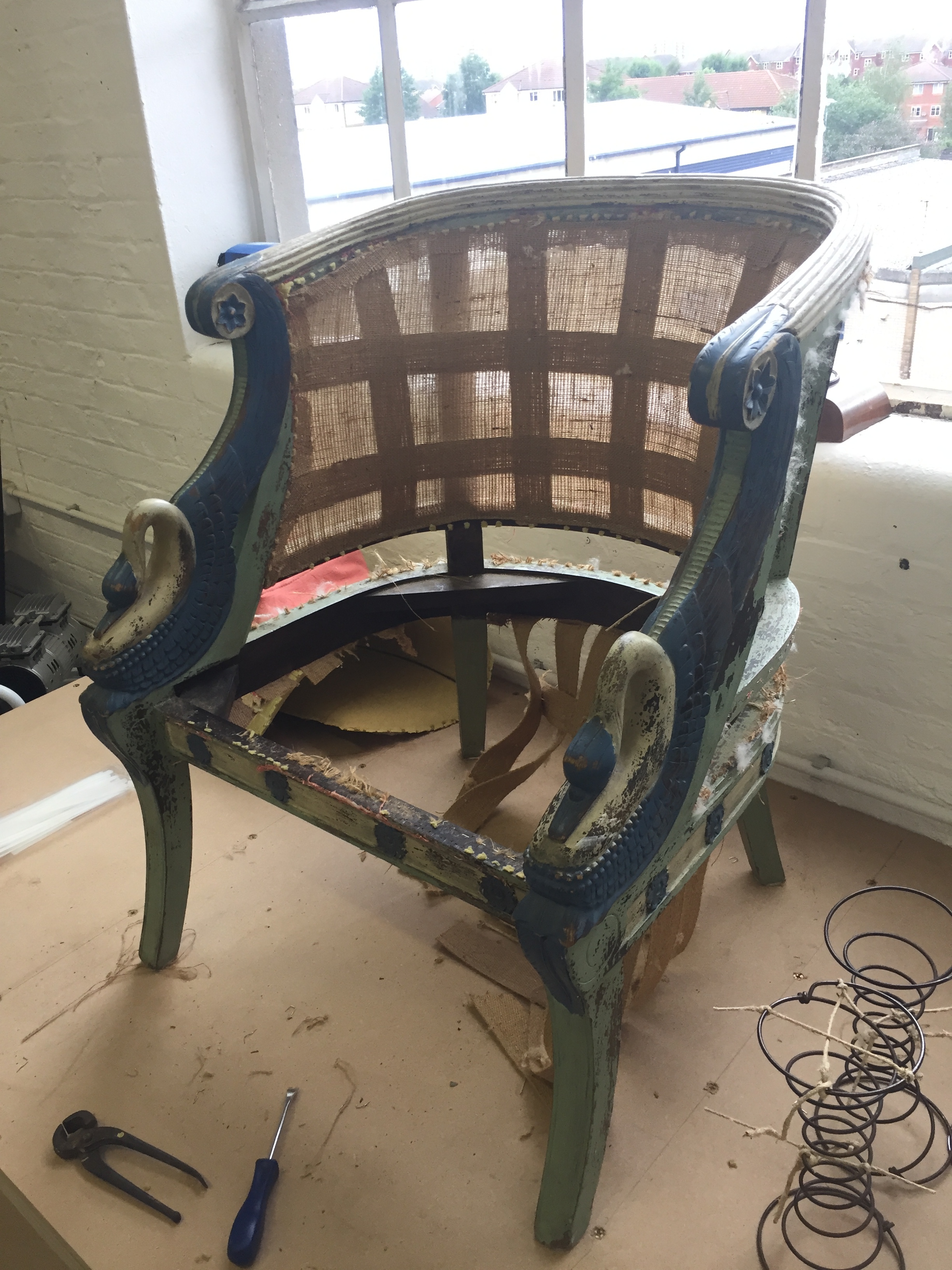 Antique Chair Reupholstery Service