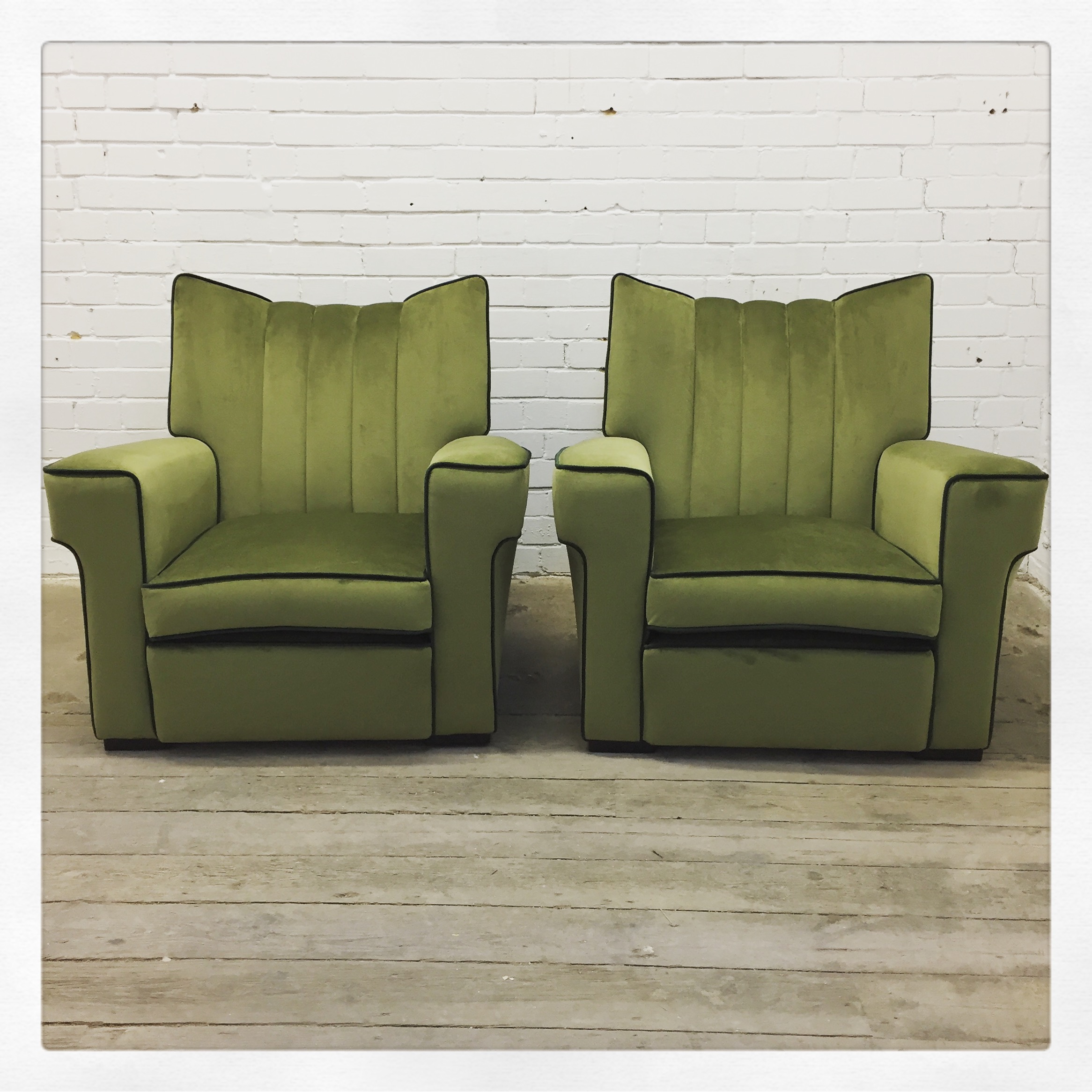 Armchair Reupholstery in Green