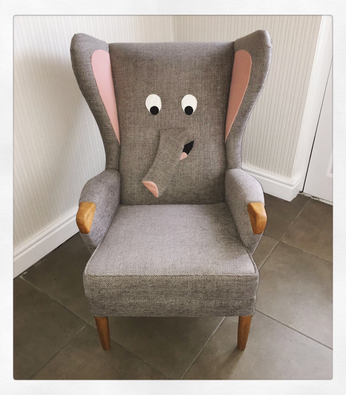 Bespoke Elephant Chair Upholstery
