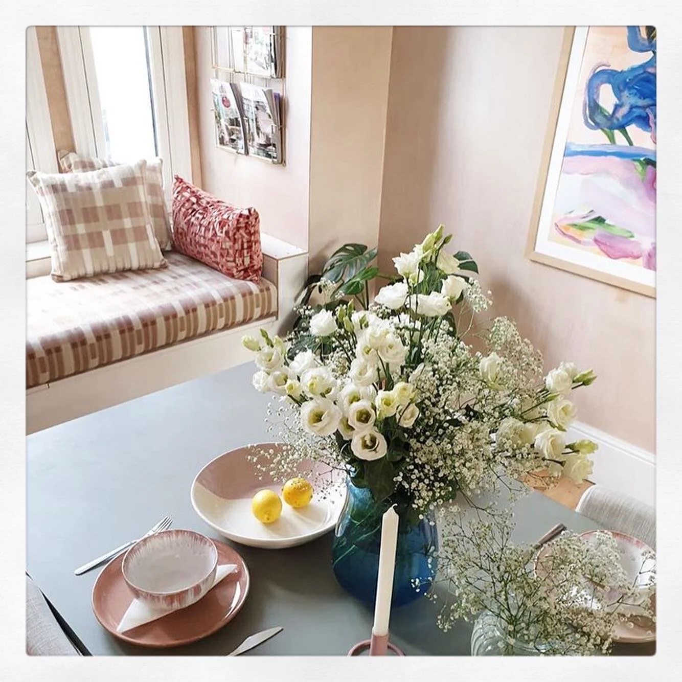 Bespoke Checkered Window Seat