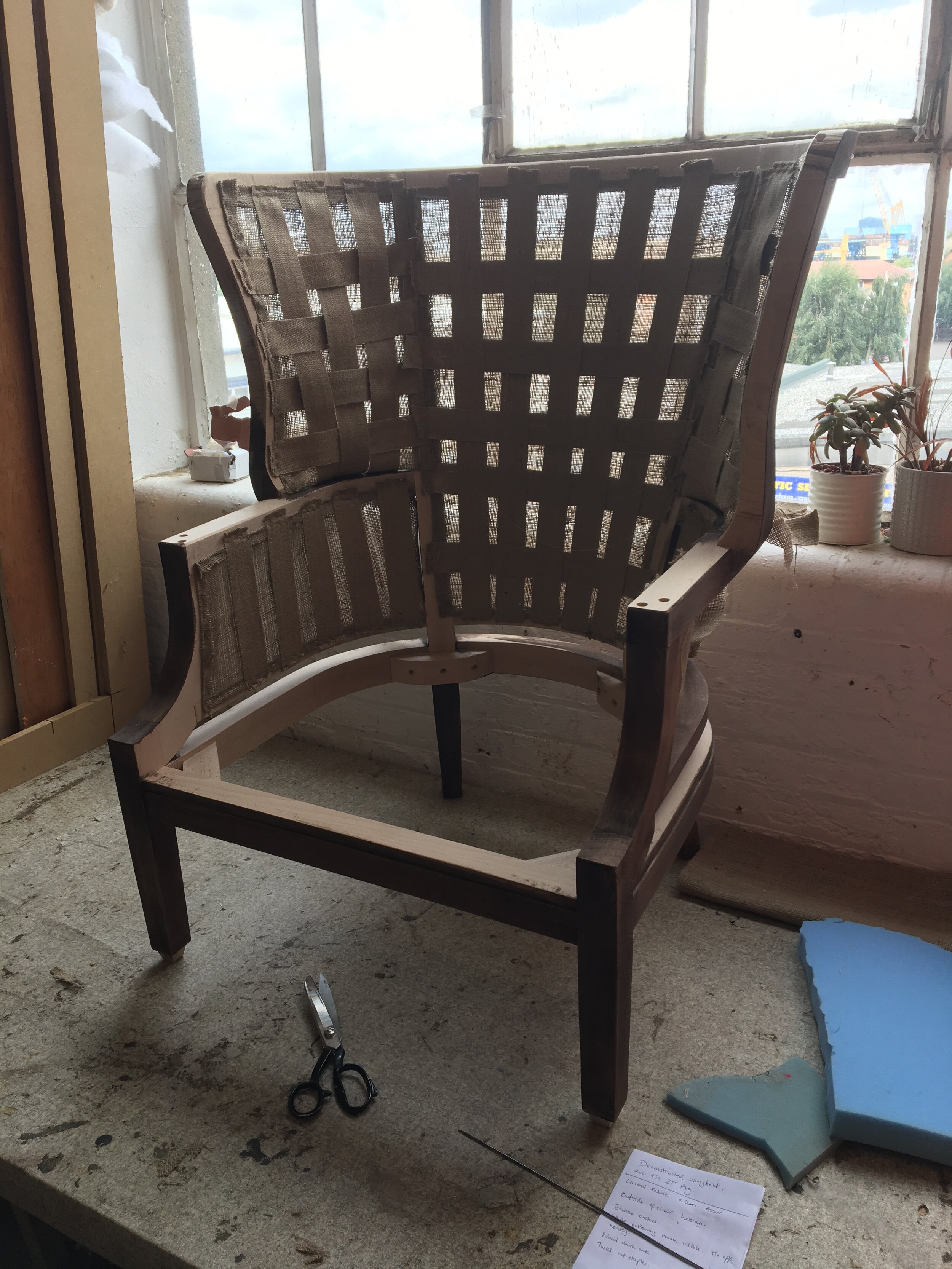 Sharp and Simpson Antique Chair Reupholstery Service 