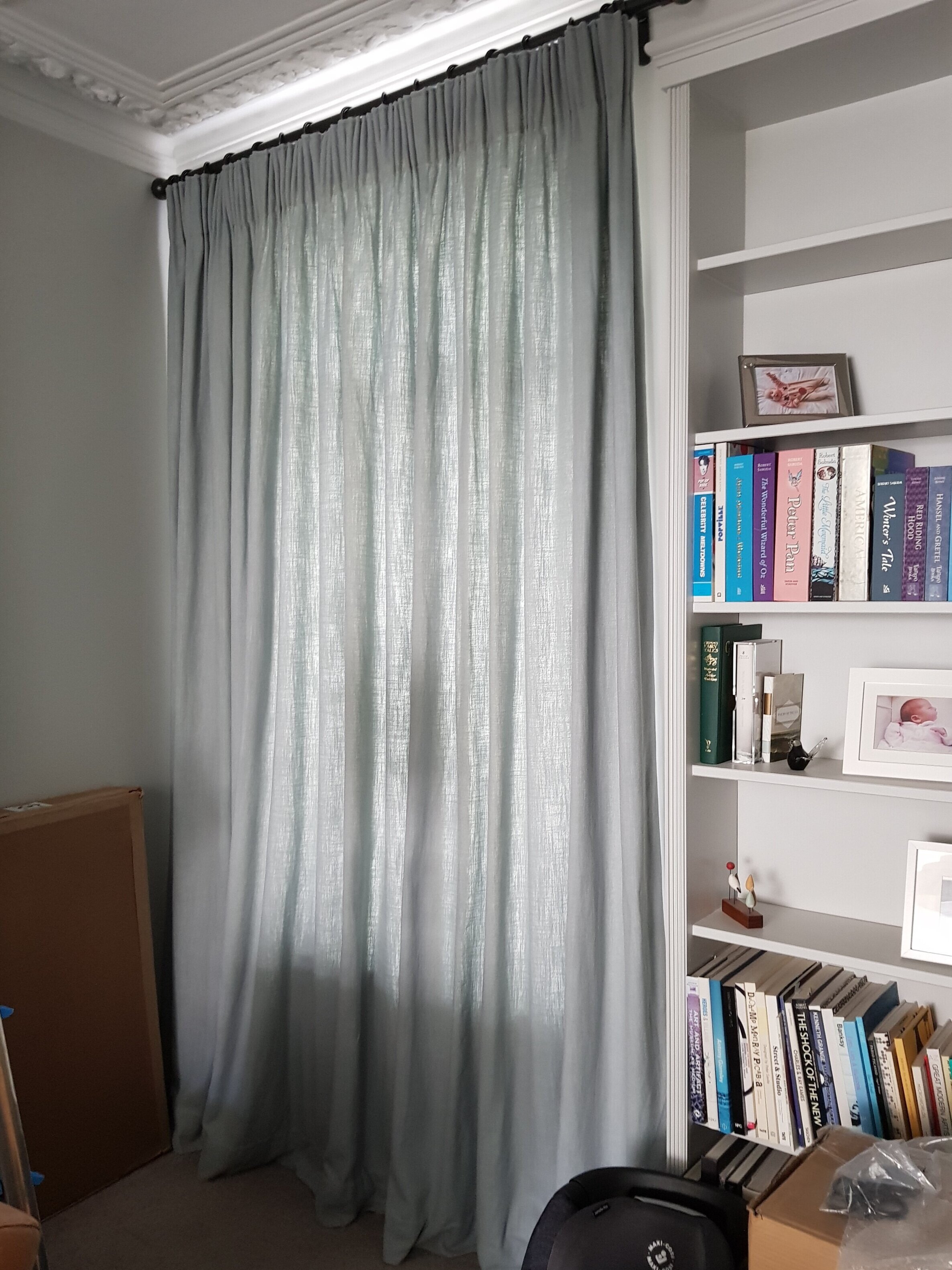 Made to Order Curtains in Grey