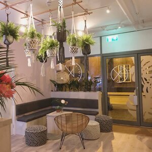 Booth Upholstery for Yoga Studio