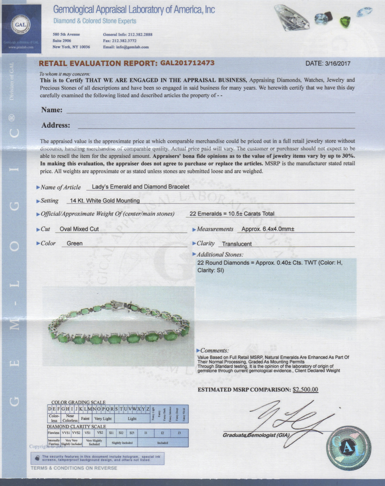Emerald Bracelet 10.5 CT Emeralds GAL Cert.png