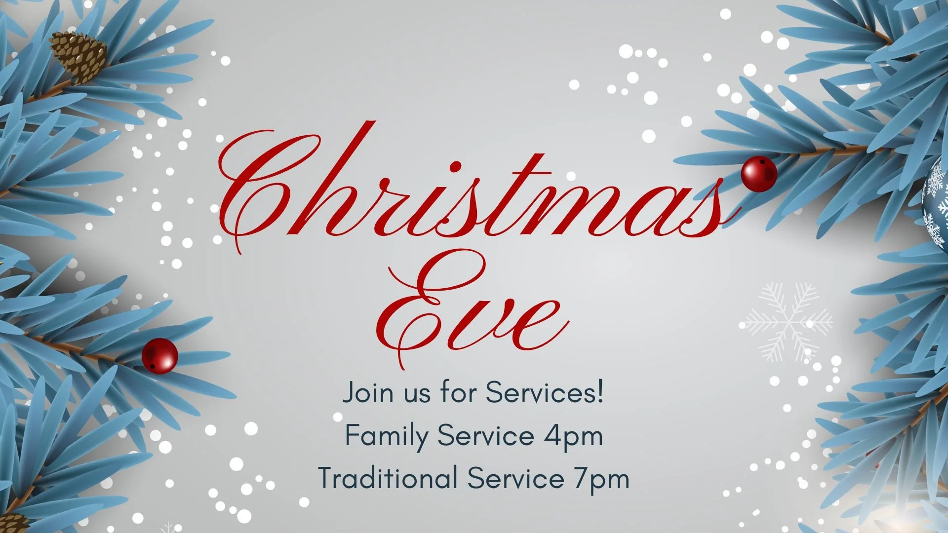 Christmas Eve Traditional Service 