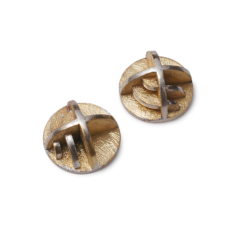 18ct gold plated silver earrings