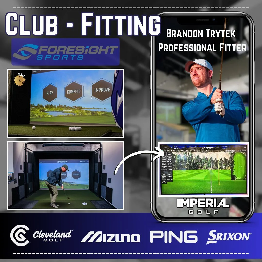 - CLUB FITTING - 
We are now offering 
@mizunogolfnorthamerica 
@srixongolf 
@clevelandgolf and @pingtour! 

Book a fitting online with our Professional Fitter - Brandon Trytek! Driver, Woods, Irons and Wedges available for all brands.