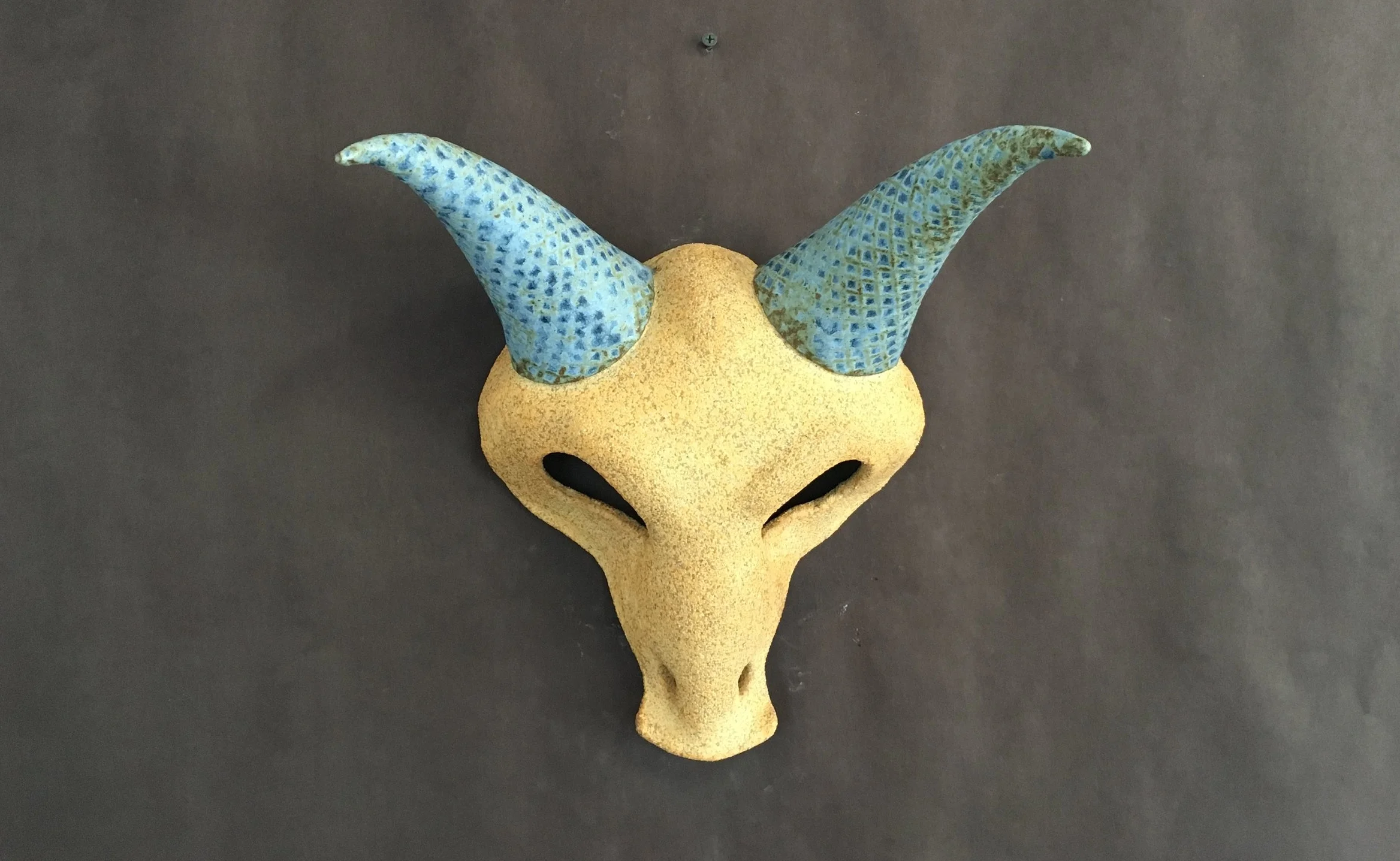 Blue Scoops 13" x 13"