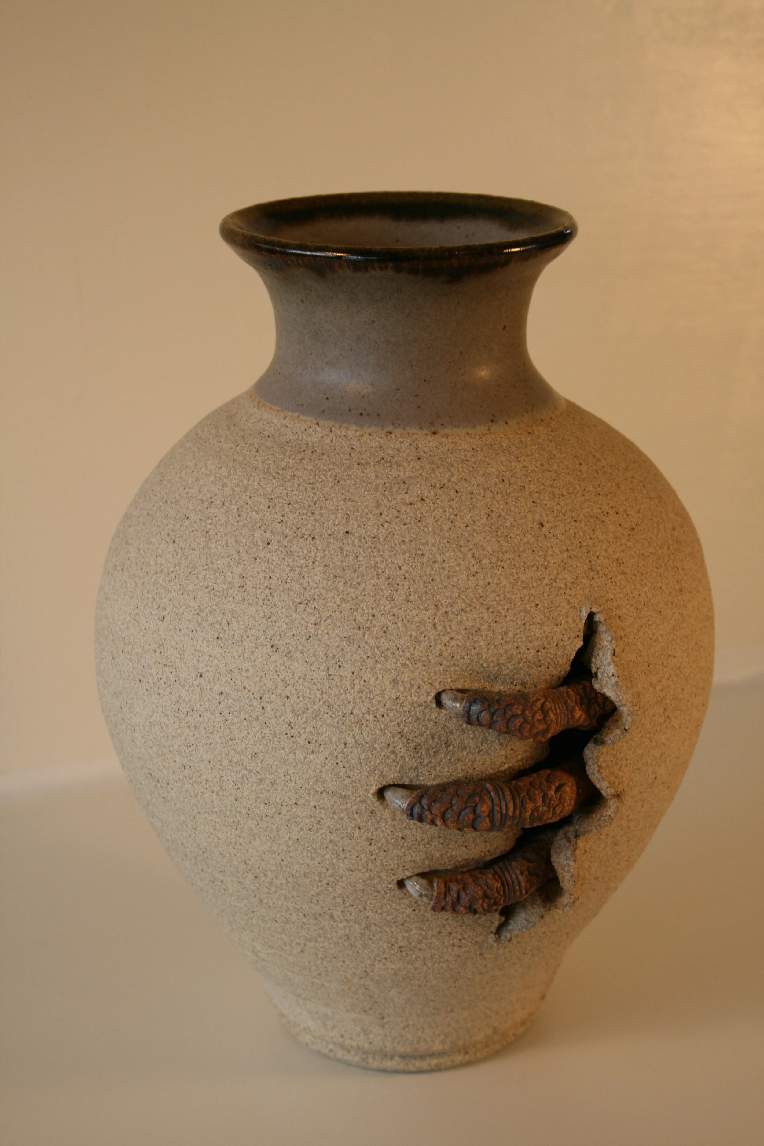 Claw Pot series  Get A Grip  9.5 in..jpg