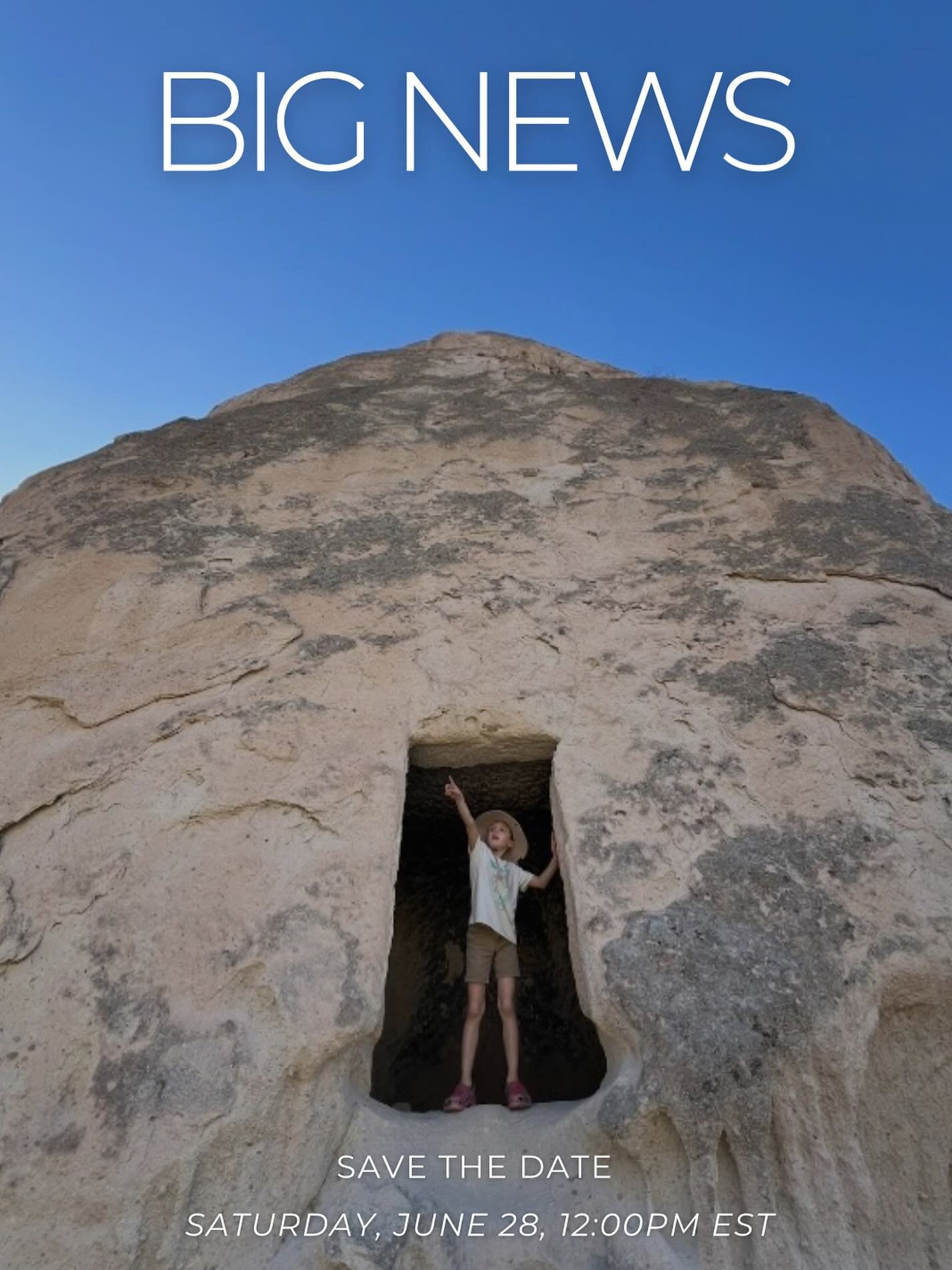 Something BIG is coming: our first-ever family adventure, drafted for kids, by kids (with help from Roman and Archer).

Zero judgment. 
All joy. 
Just families making memories&mdash;meltdowns and all.

Destination drops Saturday, June 28 at 12PM EST.