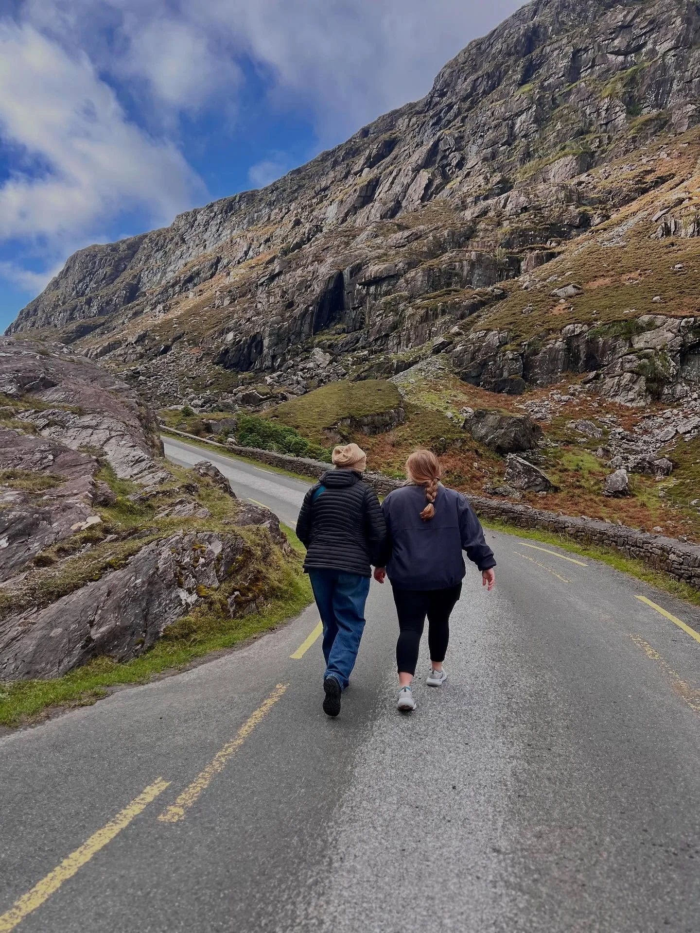We&rsquo;ve been blessed with the most amazing weather this time around. Yesterday&rsquo;s adventure took us on a jaunting ride through the Gap of Dunloe, where our horse, Jess, clip-clopped past stone walls, rocky fields, and grazing sheep. She carr
