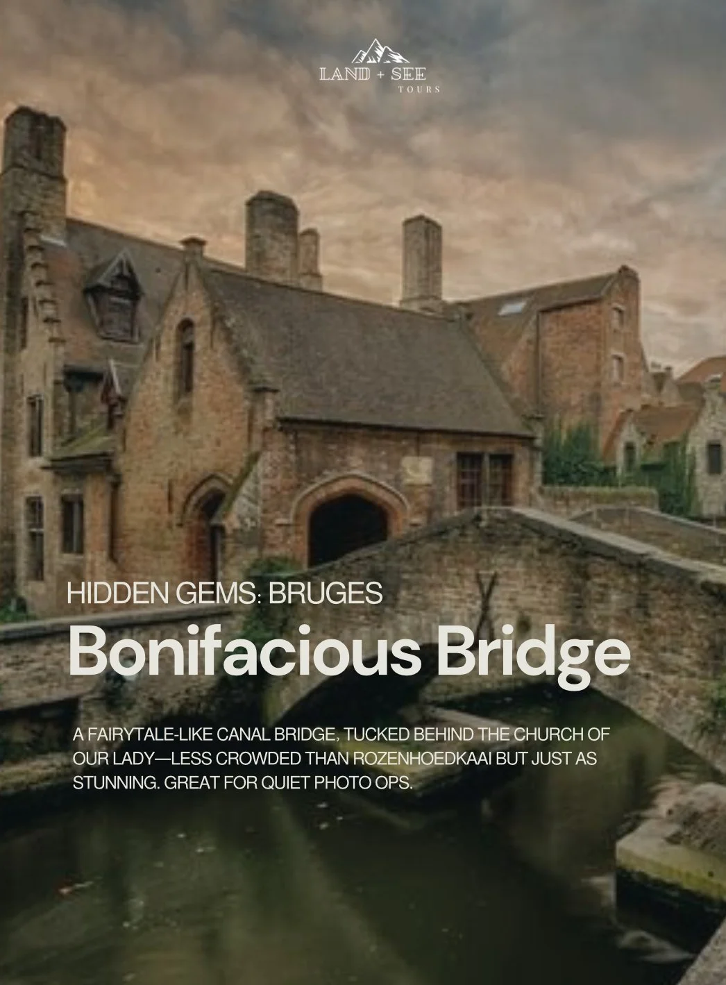 The Bonifacius Bridge in Bruges is a must-see on our upcoming deep dive into Belgium. Don&rsquo;t miss the chance to wander this iconic spot and soak in all its charm.